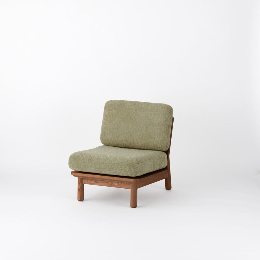 KUUM Sofa 1 seater Wooden Frame Brown クーム ソファ
