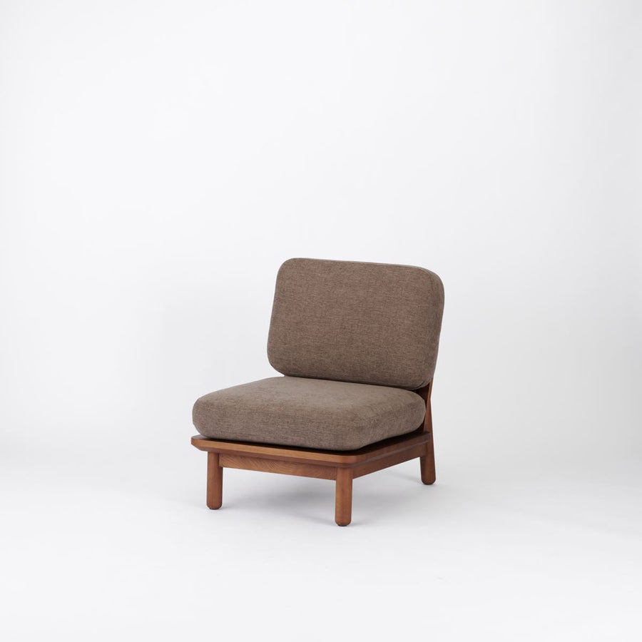 KUUM Sofa 1 seater Wooden Frame Brown クーム ソファ