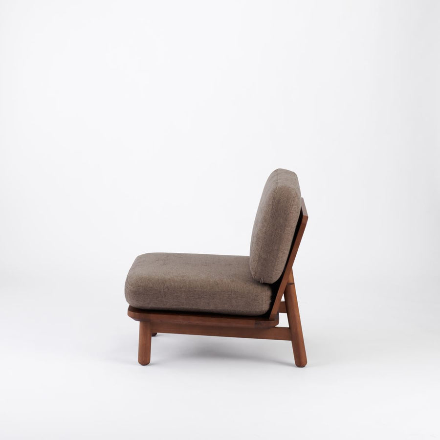 KUUM Sofa 1 seater Wooden Frame Brown クーム ソファ