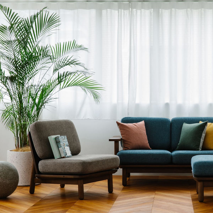 KUUM Sofa 1 seater Wooden Frame Brown クーム ソファ