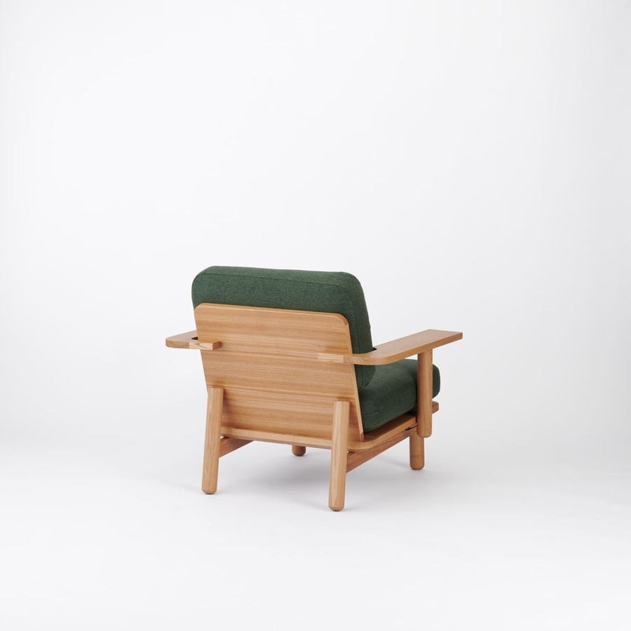 KUUM Sofa 1 seater Double arm Wooden Frame Natural クーム ソファ