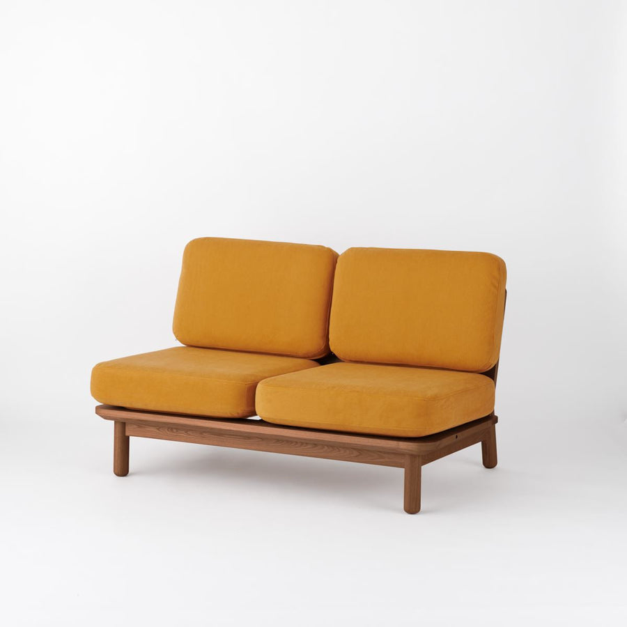 KUUM Sofa 2 seater Wooden Frame Brown クーム ソファ