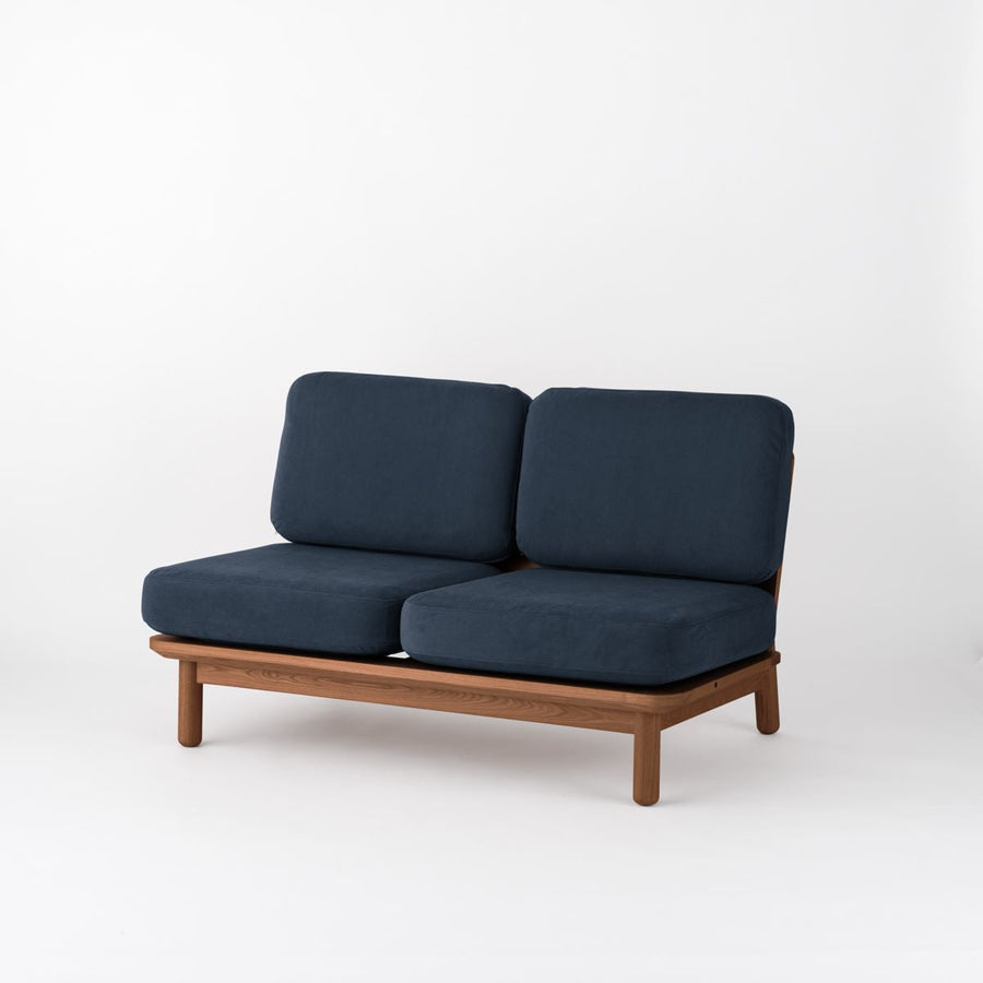 KUUM Sofa 2 seater Wooden Frame Brown クーム ソファ