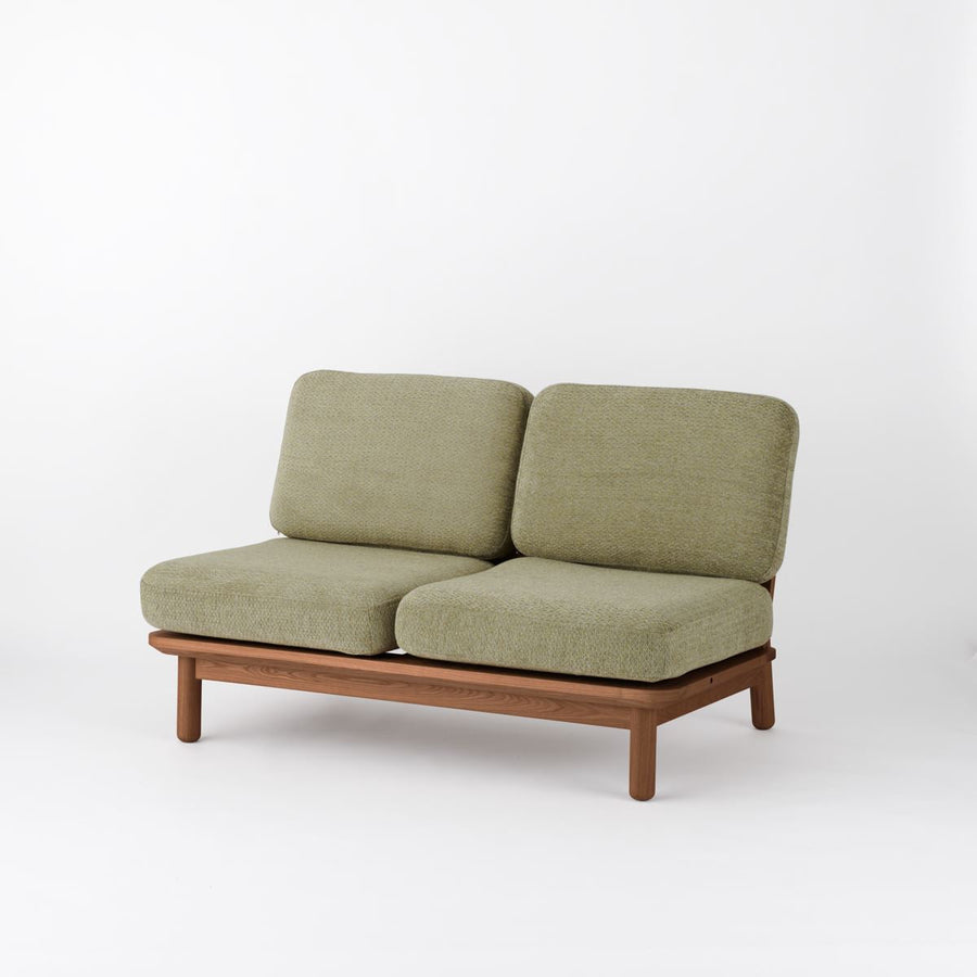 KUUM Sofa 2 seater Wooden Frame Brown クーム ソファ