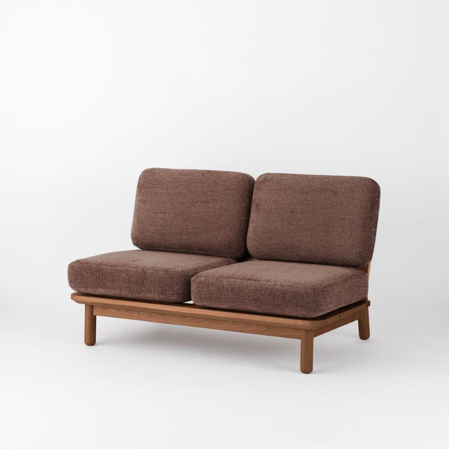 KUUM Sofa 2 seater Wooden Frame Brown クーム ソファ