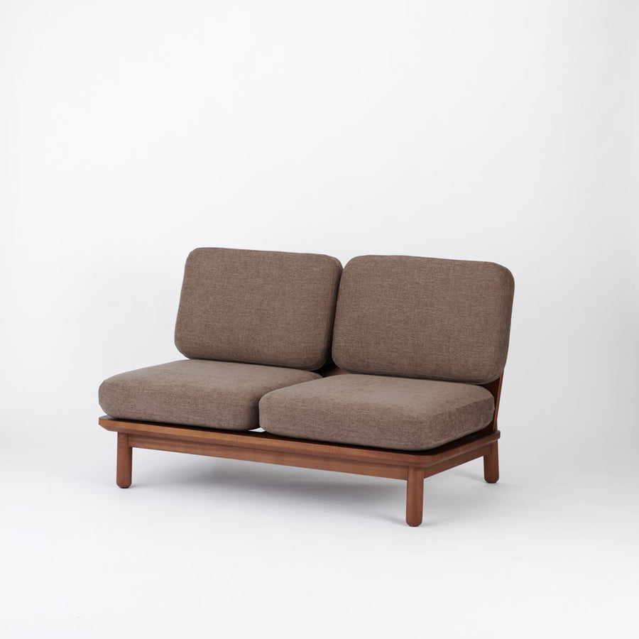 KUUM Sofa 2 seater Wooden Frame Brown クーム ソファ