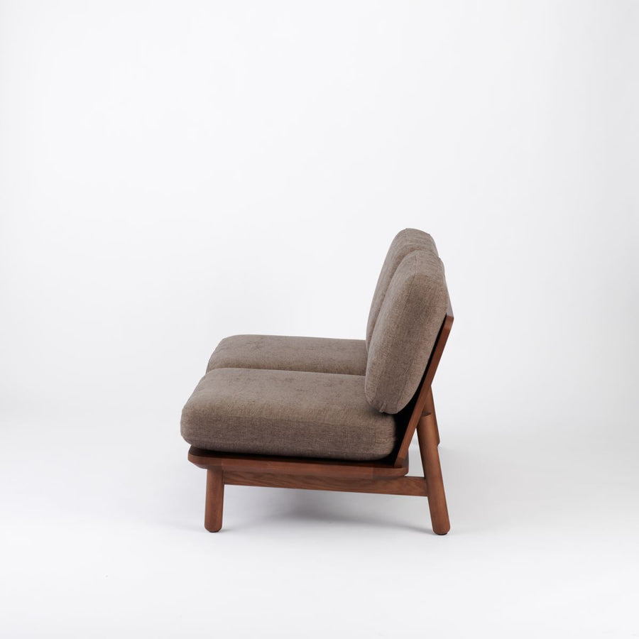 KUUM Sofa 2 seater Wooden Frame Brown クーム ソファ
