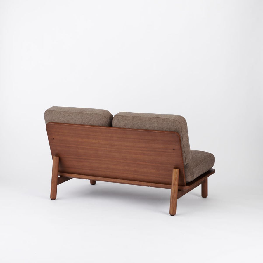 KUUM Sofa 2 seater Wooden Frame Brown クーム ソファ