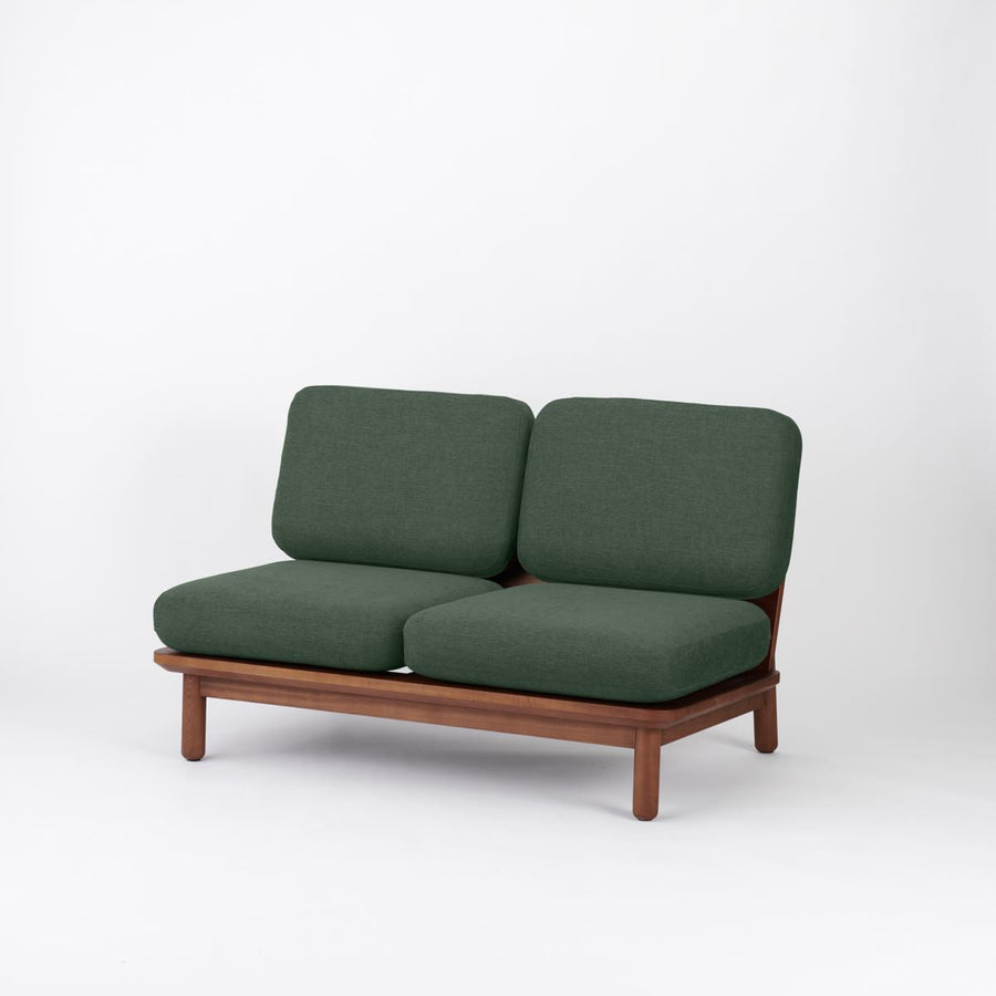 KUUM Sofa 2 seater Wooden Frame Brown クーム ソファ
