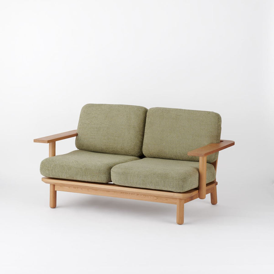 KUUM Sofa 2 seater Double arm Wooden Frame Natural クーム ソファ