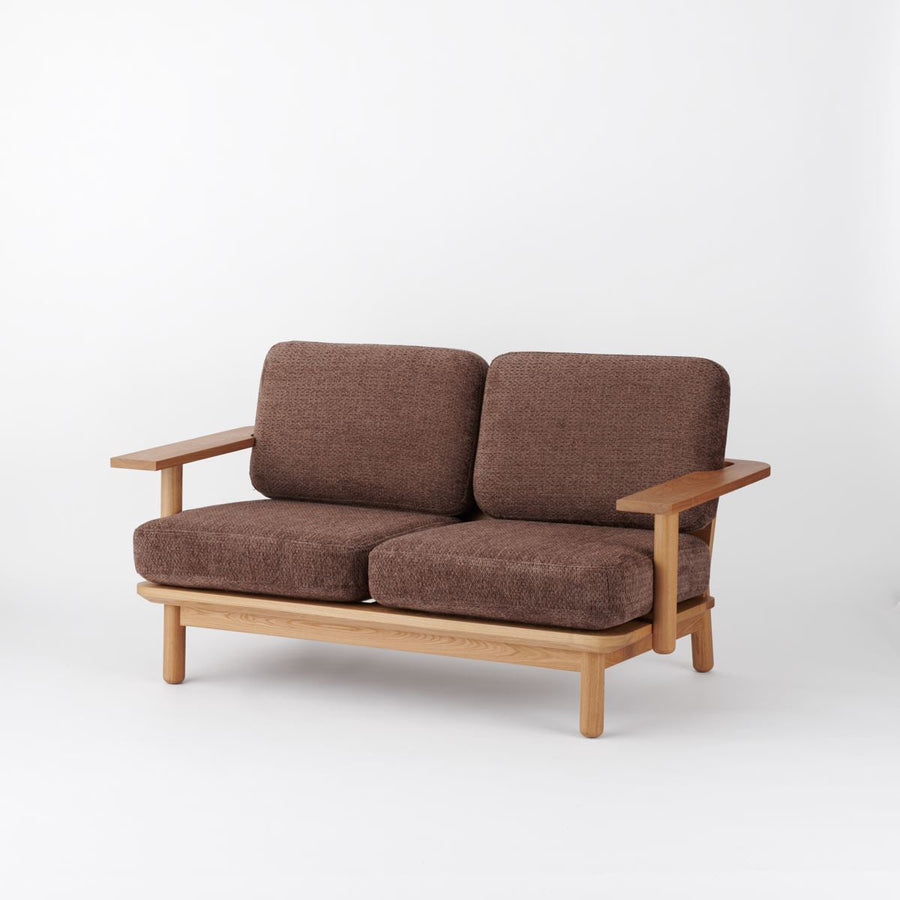 KUUM Sofa 2 seater Double arm Wooden Frame Natural クーム ソファ