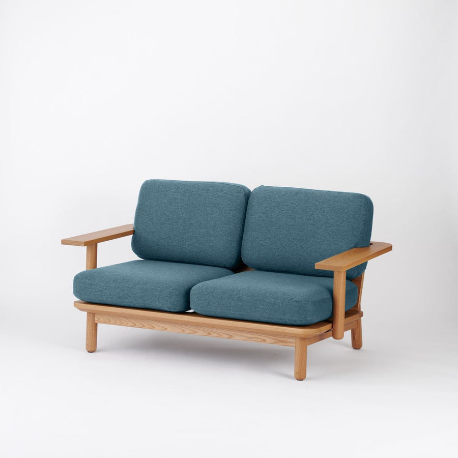 KUUM Sofa 2 seater Double arm Wooden Frame Natural クーム ソファ