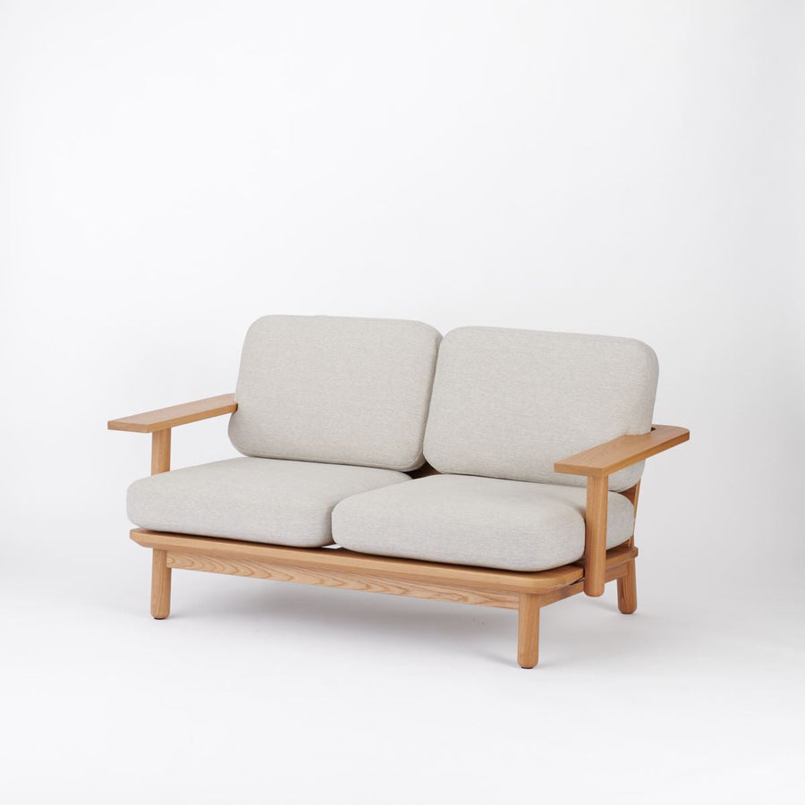 KUUM Sofa 2 seater Double arm Wooden Frame Natural クーム ソファ