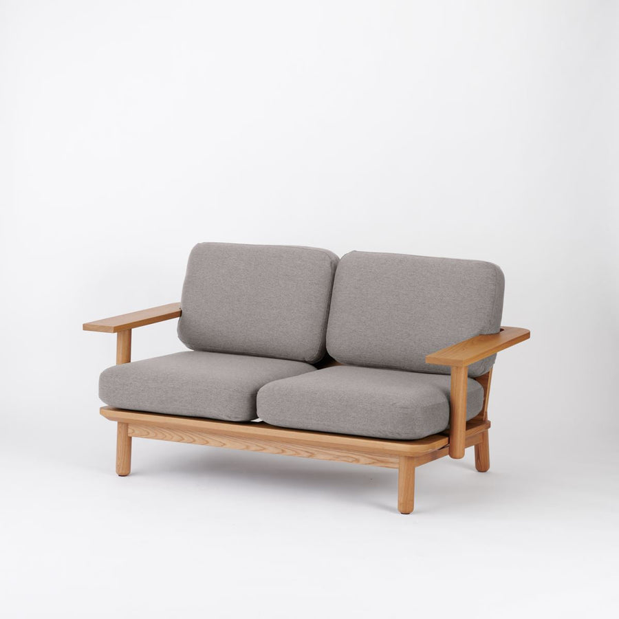 KUUM Sofa 2 seater Double arm Wooden Frame Natural クーム ソファ