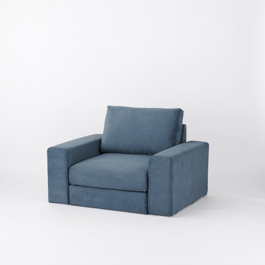 KUUM Sofa 1 seater Double arm Full Cover クーム ソファ