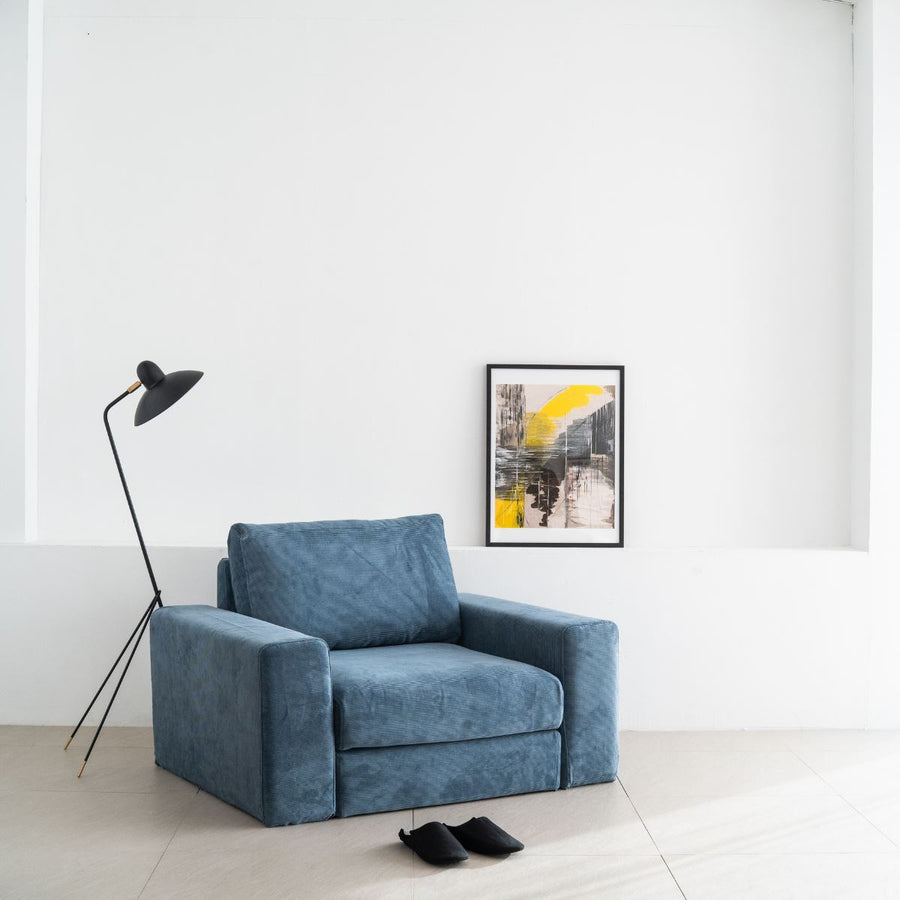 KUUM Sofa 1 seater Double arm Full Cover クーム ソファ