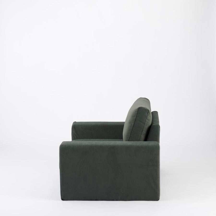 KUUM Sofa 1 seater Double arm Full Cover クーム ソファ