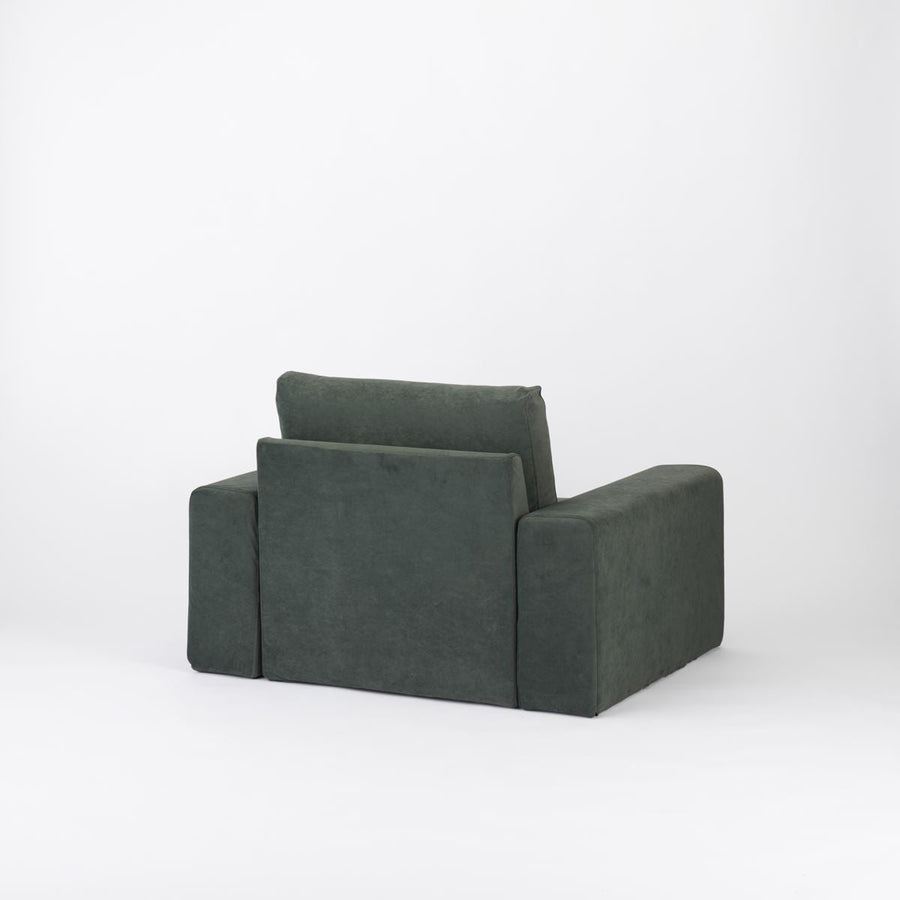 KUUM Sofa 1 seater Double arm Full Cover クーム ソファ