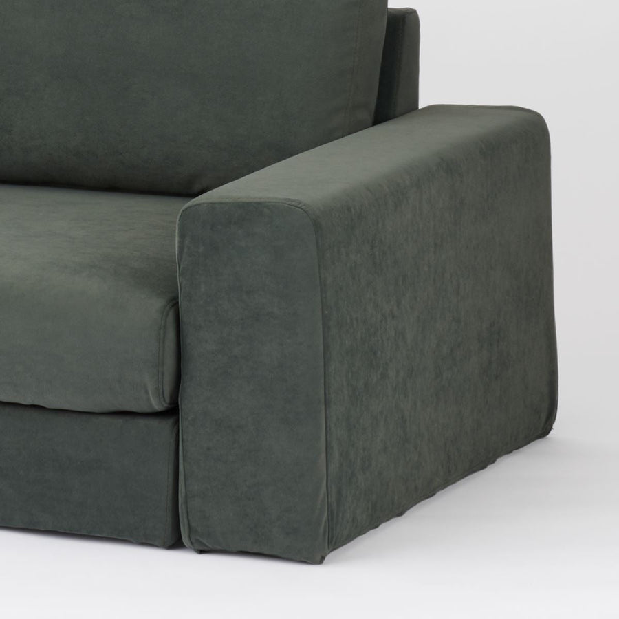 KUUM Sofa 1 seater Double arm Full Cover クーム ソファ