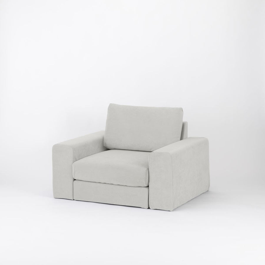 KUUM Sofa 1 seater Double arm Full Cover クーム ソファ
