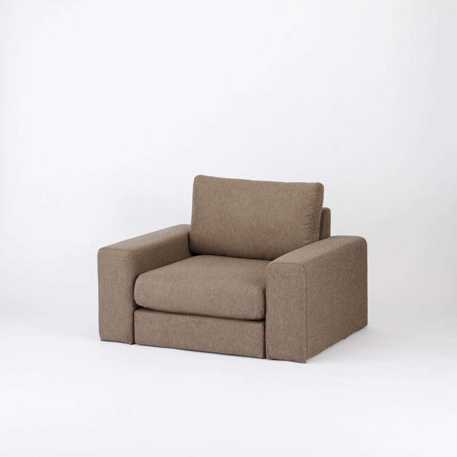 KUUM Sofa 1 seater Double arm Full Cover クーム ソファ