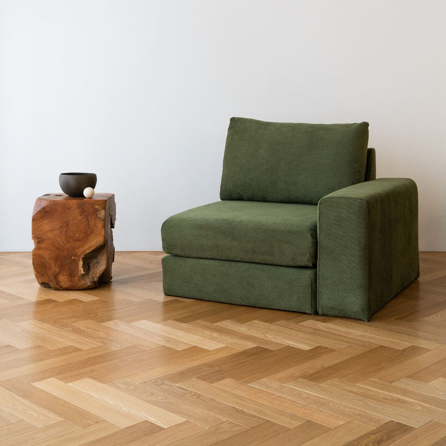 KUUM Sofa 1 seater One arm Full Cover クーム ソファ