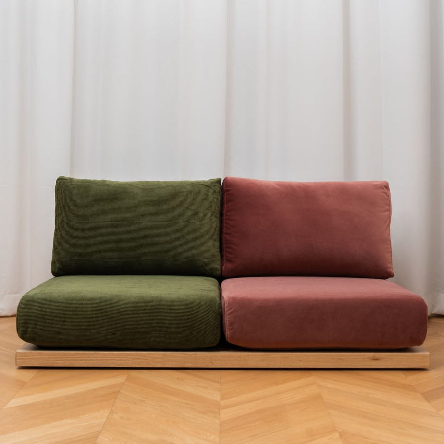 KUUM FlexCrio Low Sofa 2seater Natural