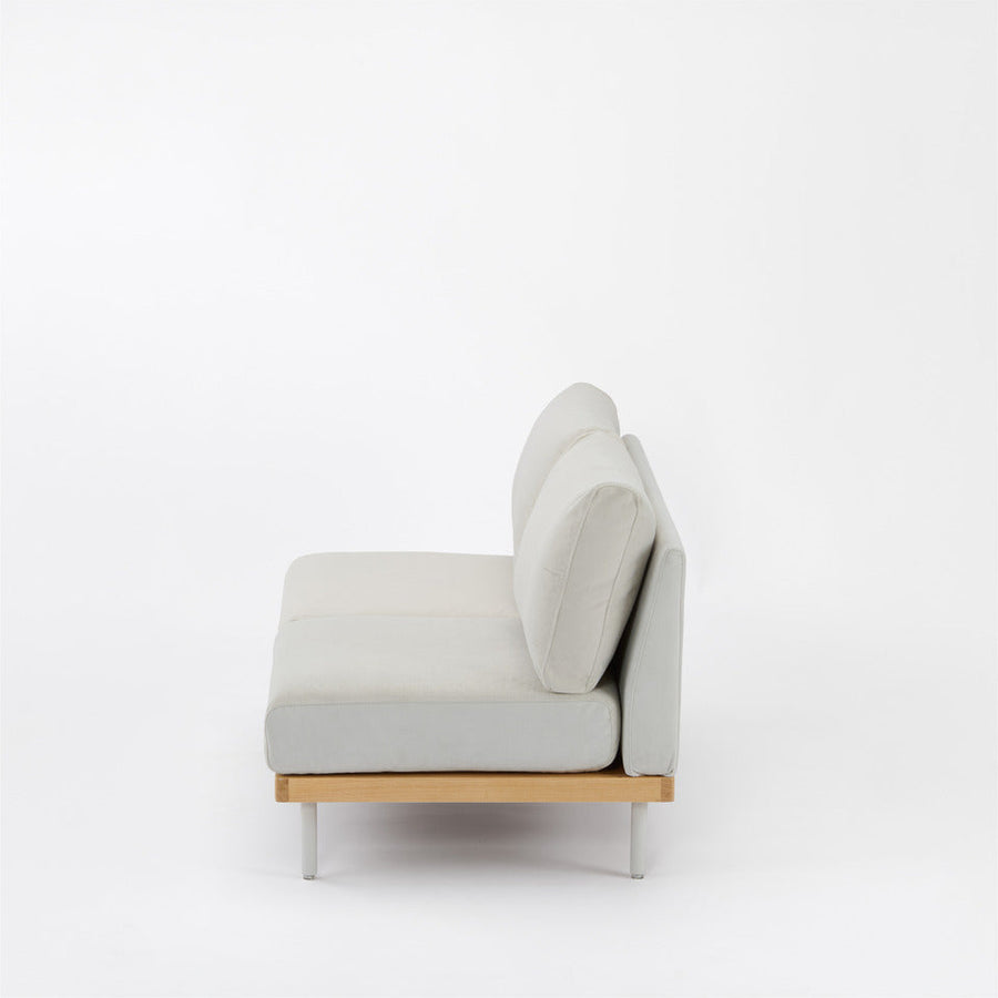 KUUM FlexCrio Sofa 2seater Natural 鉄脚グレー