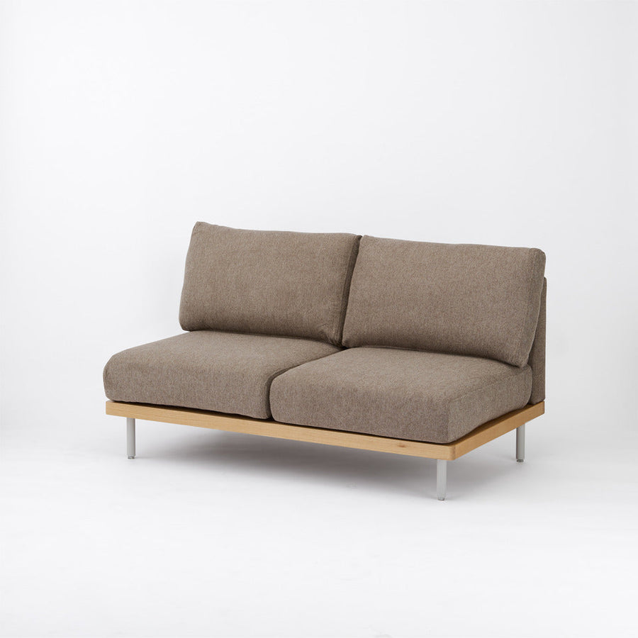 KUUM FlexCrio Sofa 2seater Natural 鉄脚グレー