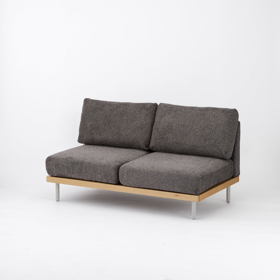 KUUM FlexCrio Sofa 2seater Natural 鉄脚グレー