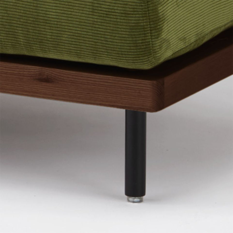 KUUM FlexCrio Sofa 2seater Brown 鉄脚ブラック