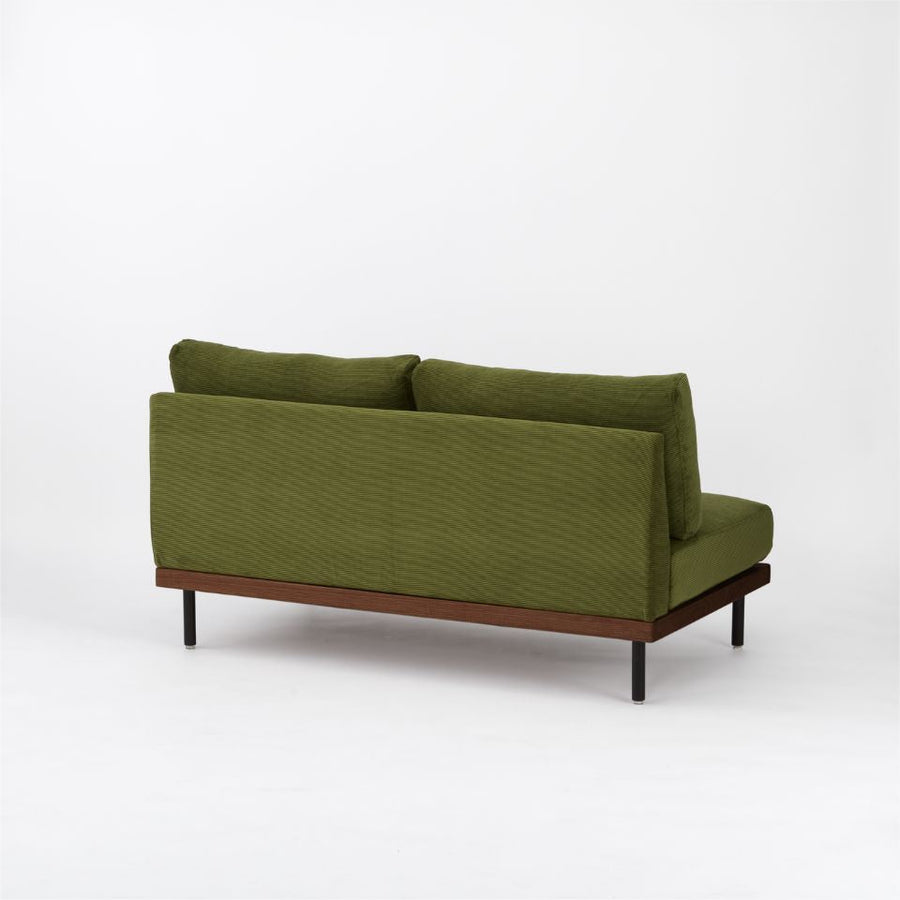 KUUM FlexCrio Sofa 2seater Brown 鉄脚ブラック