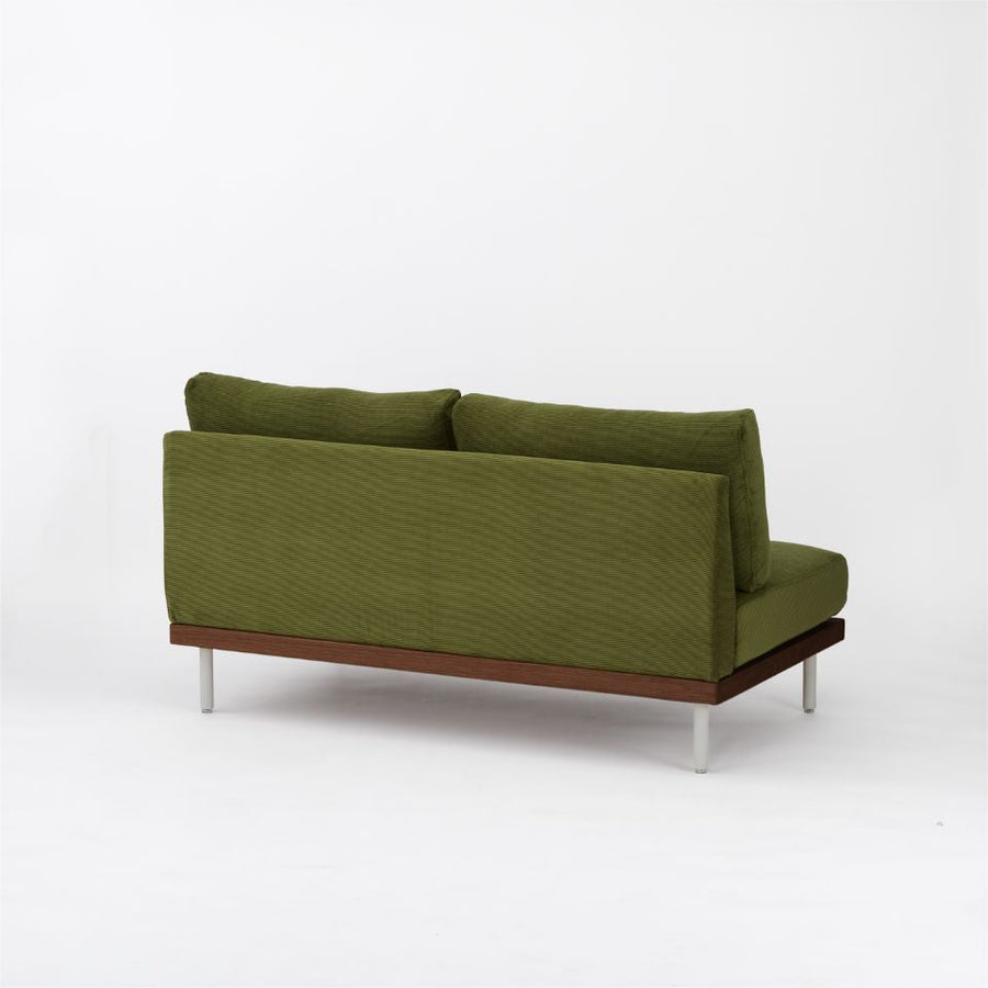 KUUM FlexCrio Sofa 2seater Brown 鉄脚グレー