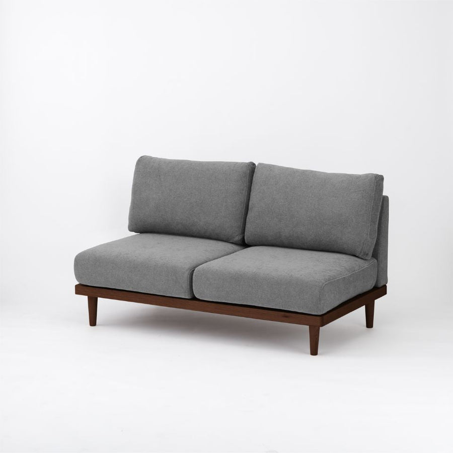 KUUM FlexCrio Sofa 2seater Brown 木製ブラウン