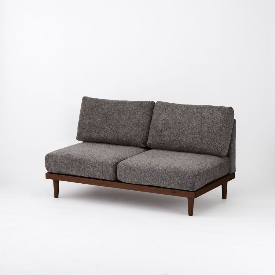 KUUM FlexCrio Sofa 2seater Brown 木製ブラウン