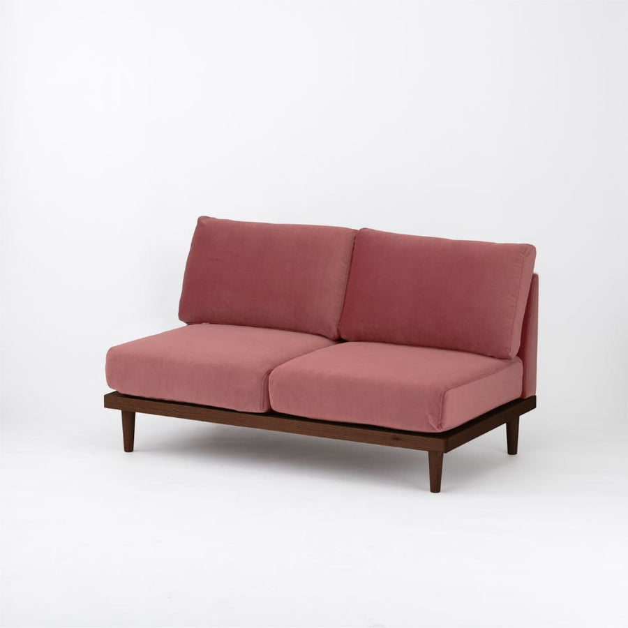 KUUM FlexCrio Sofa 2seater Brown 木製ブラウン