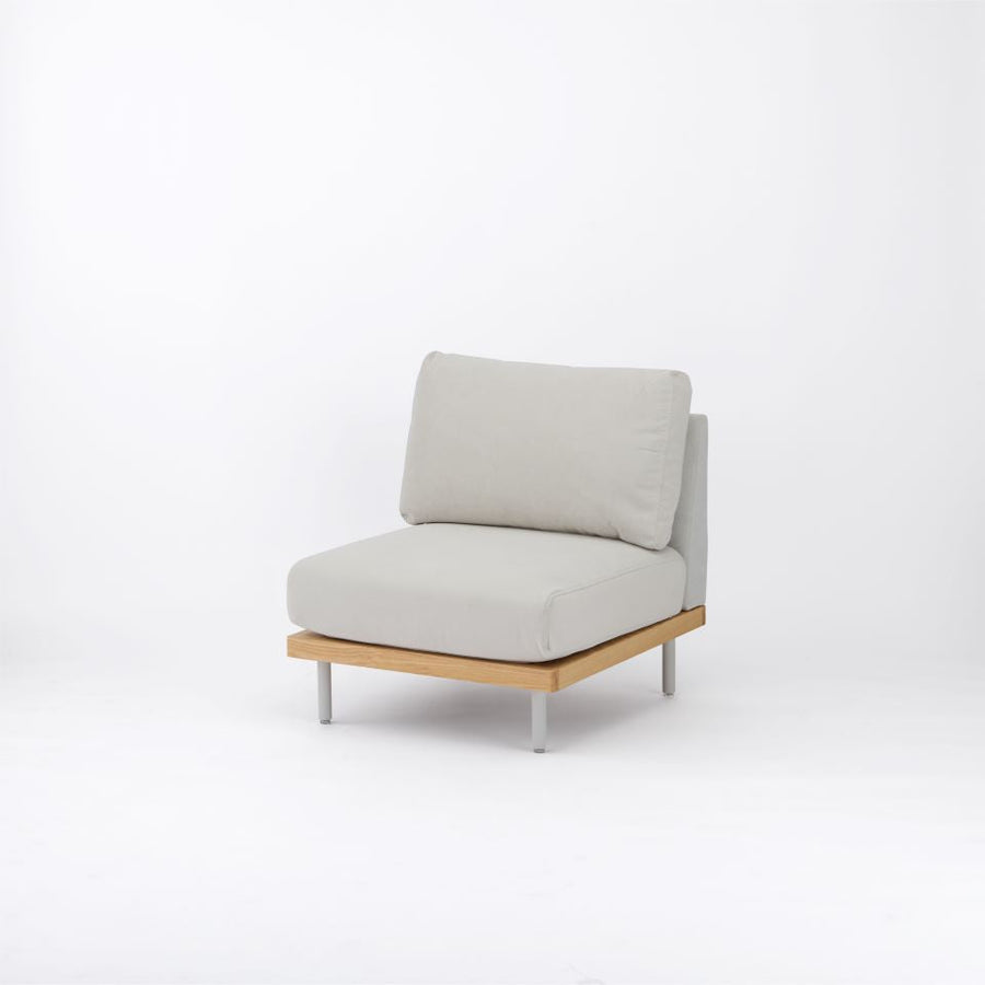 KUUM FlexCrio Sofa 1seater Natural 鉄脚グレー