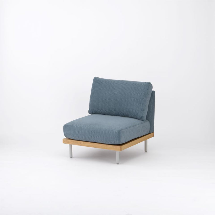 KUUM FlexCrio Sofa 1seater Natural 鉄脚グレー