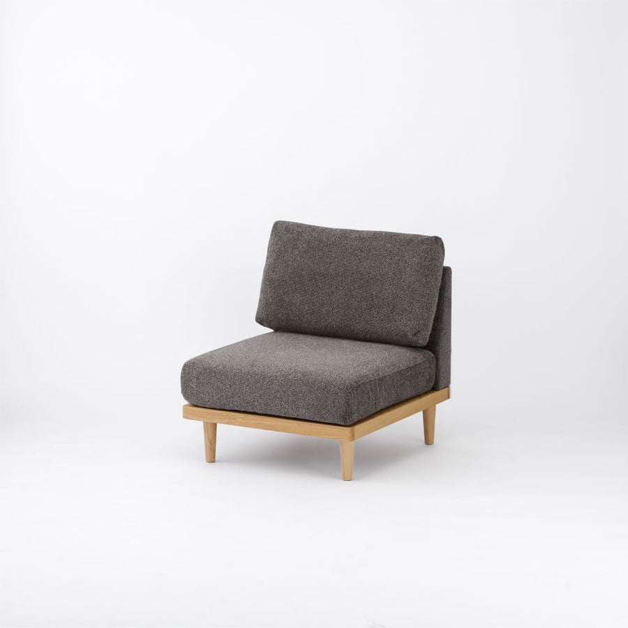 KUUM FlexCrio Sofa 1seater Natural 木脚ナチュラル