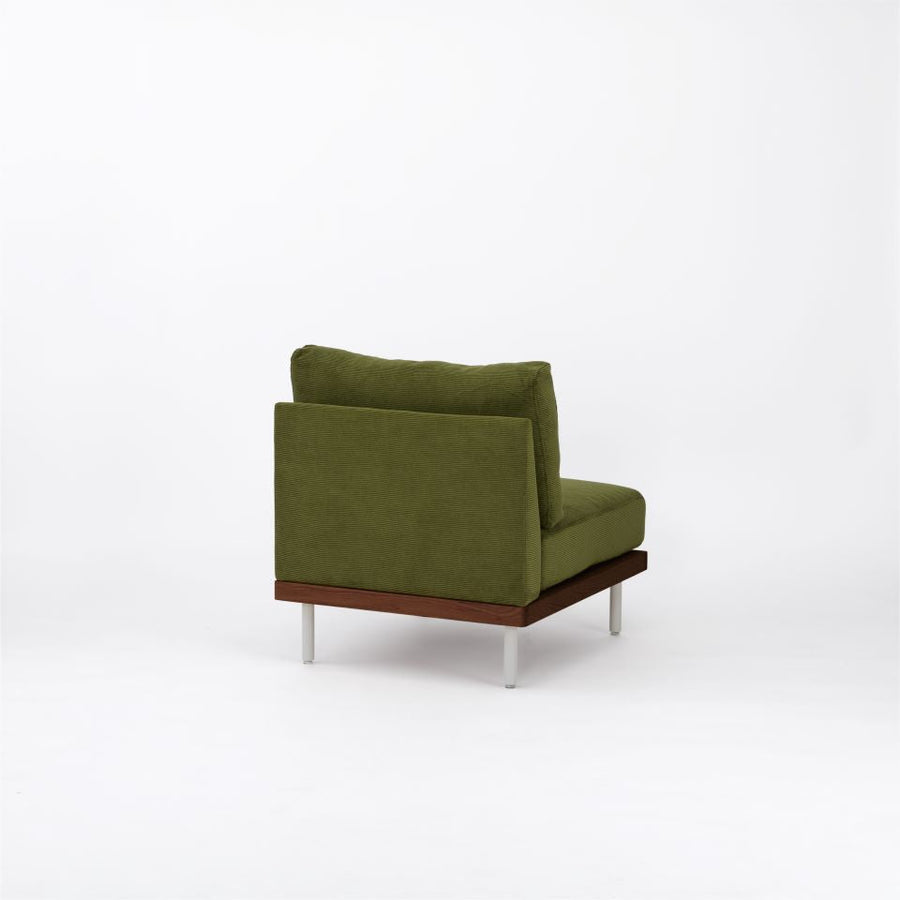 KUUM FlexCrio Sofa 1seater Brown 鉄脚グレー