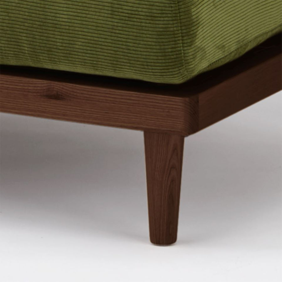 KUUM FlexCrio Sofa 1seater Brown 木脚ブラウン
