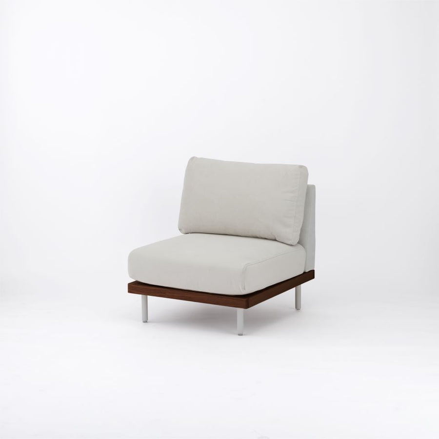 KUUM FlexCrio Sofa 1seater Brown 鉄脚グレー