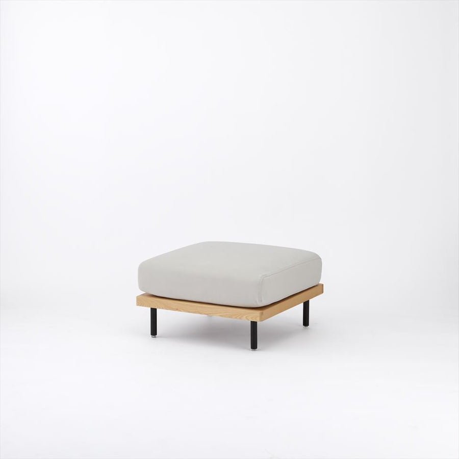 KUUM FlexCrio Sofa ottoman Natural オットマン 鉄脚ブラック