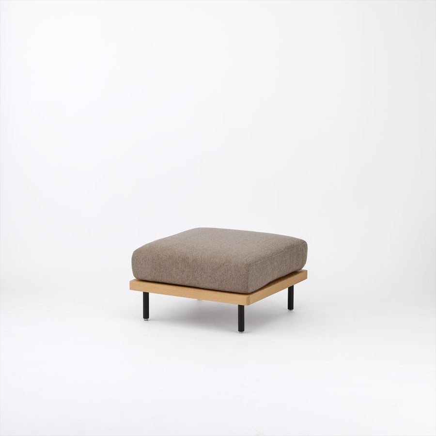 KUUM FlexCrio Sofa ottoman Natural オットマン 鉄脚ブラック