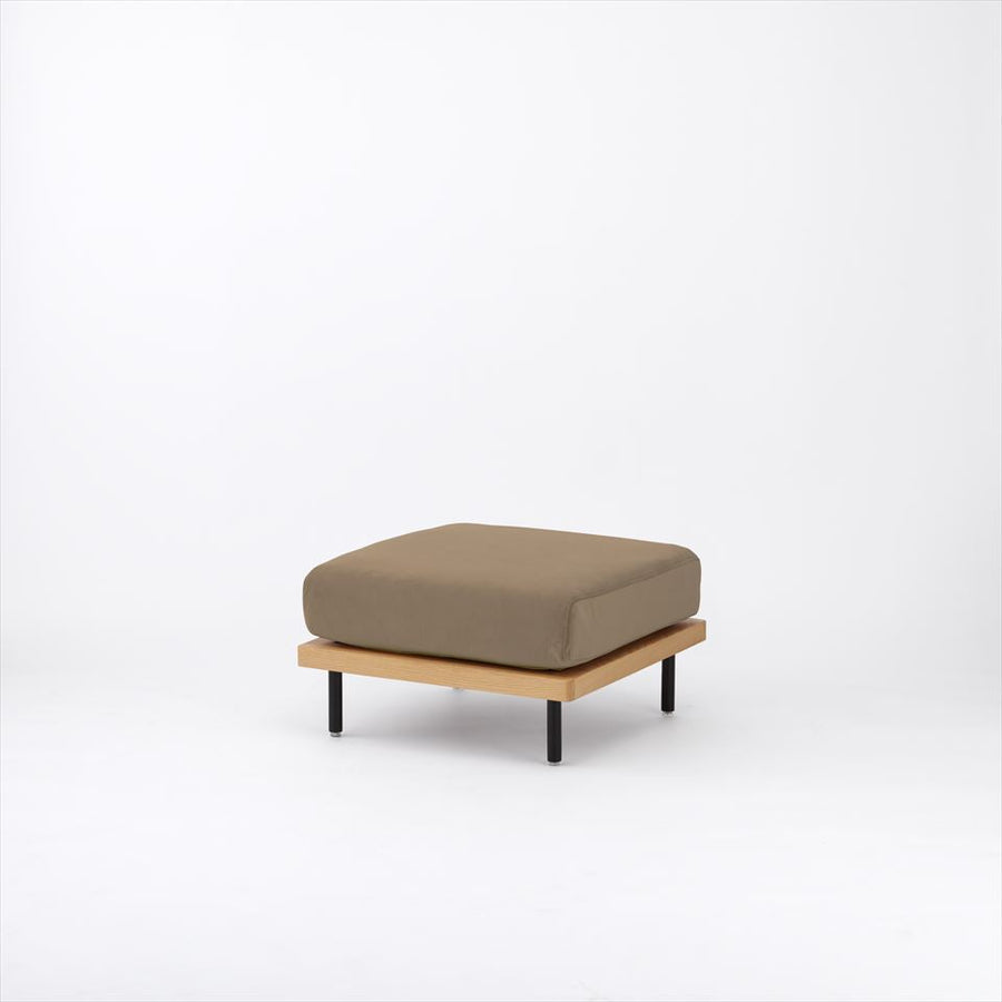 KUUM FlexCrio Sofa ottoman Natural オットマン 鉄脚ブラック