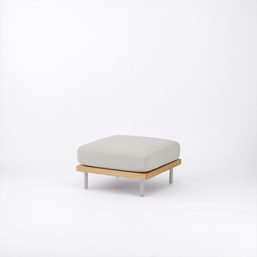 KUUM FlexCrio Sofa ottoman Natural オットマン 鉄脚グレー