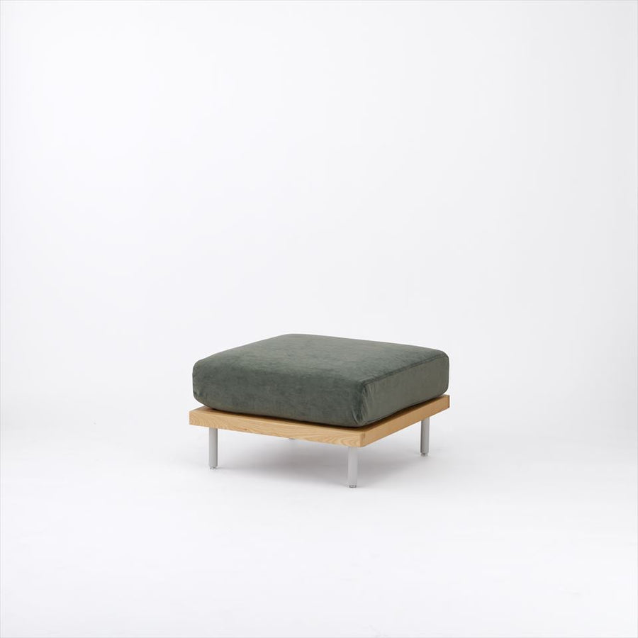 KUUM FlexCrio Sofa ottoman Natural オットマン 鉄脚グレー