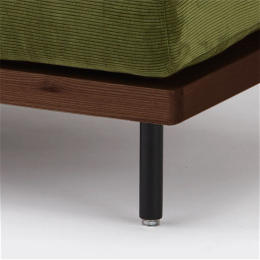 KUUM FlexCrio Sofa ottoman Brown オットマン 鉄脚ブラック
