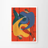 Sofia Lind Hold You - Red 70×100cm