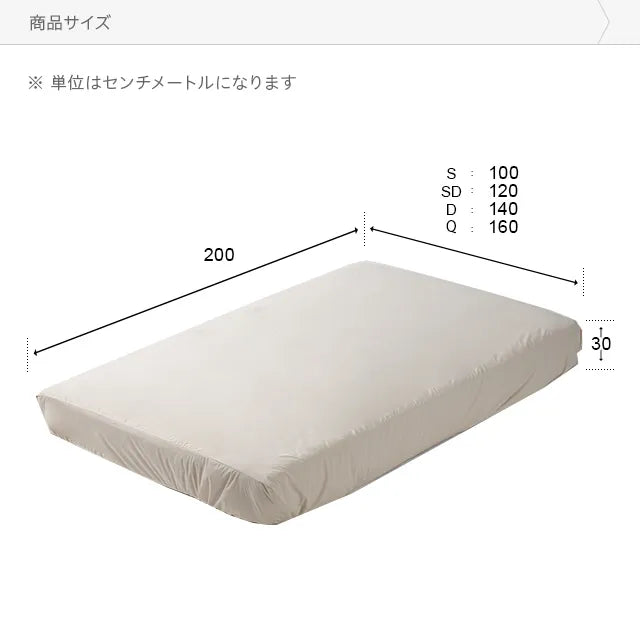 Waterproof fitted sheet S